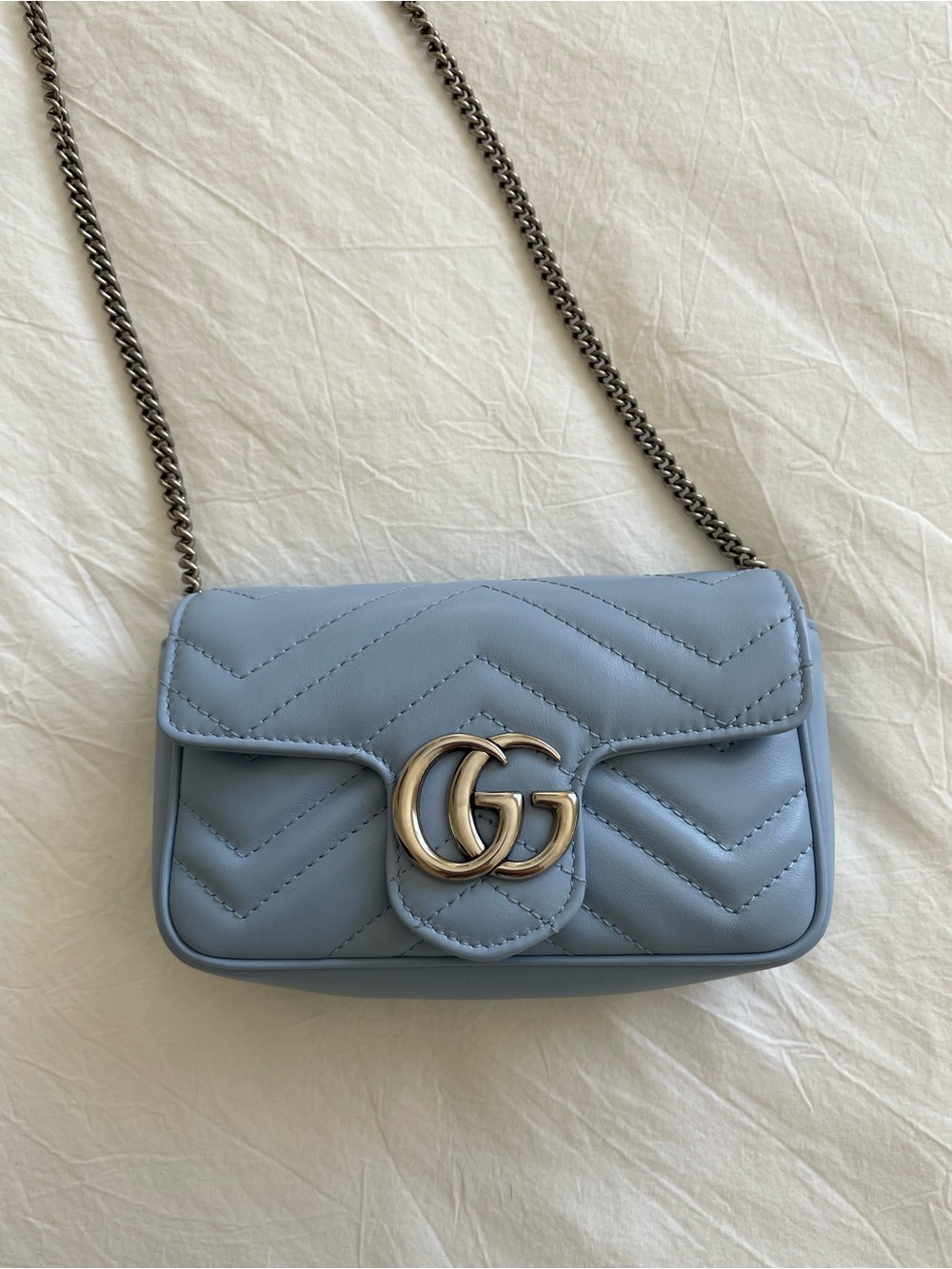 GG Marmont matelassé leather super mini bag